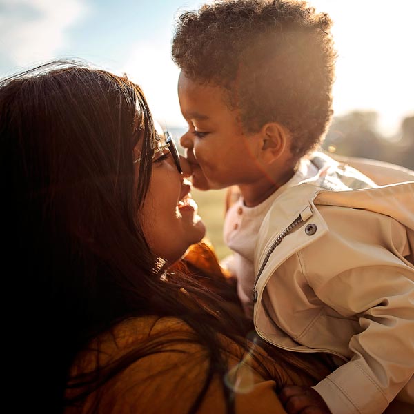 mother and son